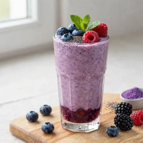 Collagen Berry Smoothie for Anti-Aging & Glowing Skin