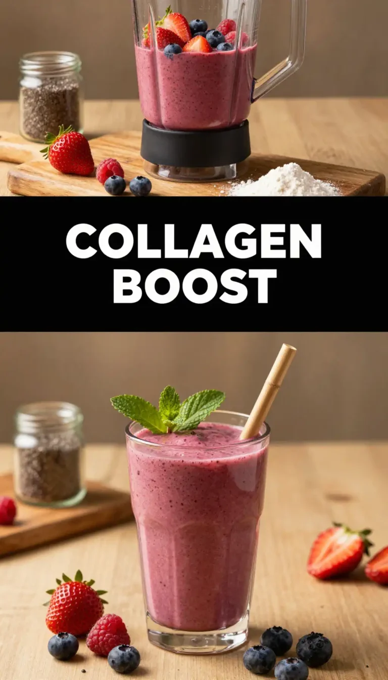 Collagen Berry Smoothie for Youthful Appearance