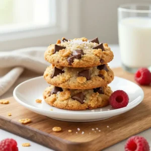 Gooey Chocolate Cornflake Crunch Cookies - Easy No-Bake