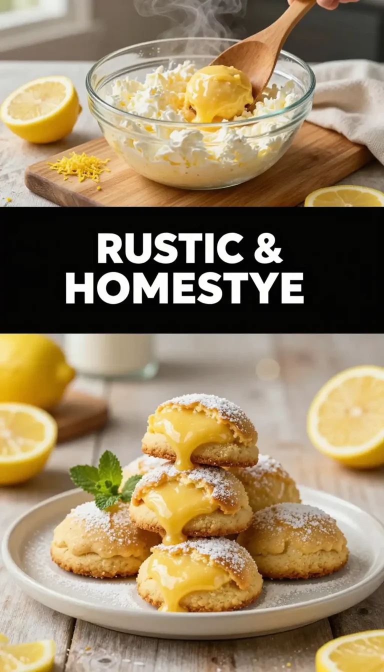 Cottage Cheese And Lemon Cookies