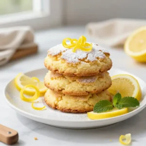 Gooey Lemon Cottage Cheese Cookies - Easy No-Bake