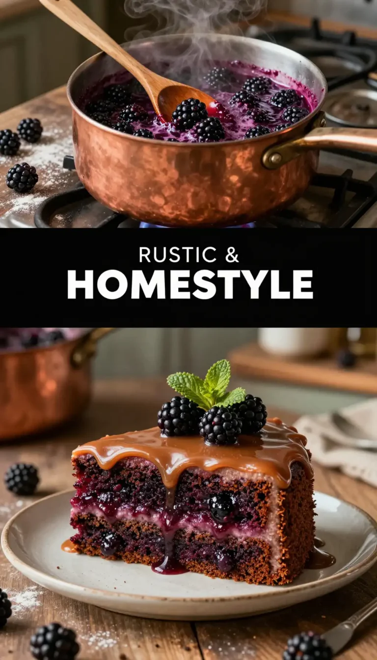 Country Style Blackberry Jam Cake