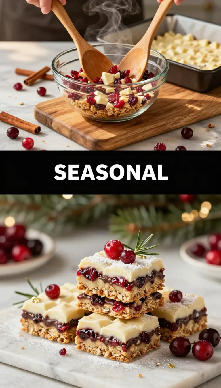 Cranberry White Chocolate Bliss Bars