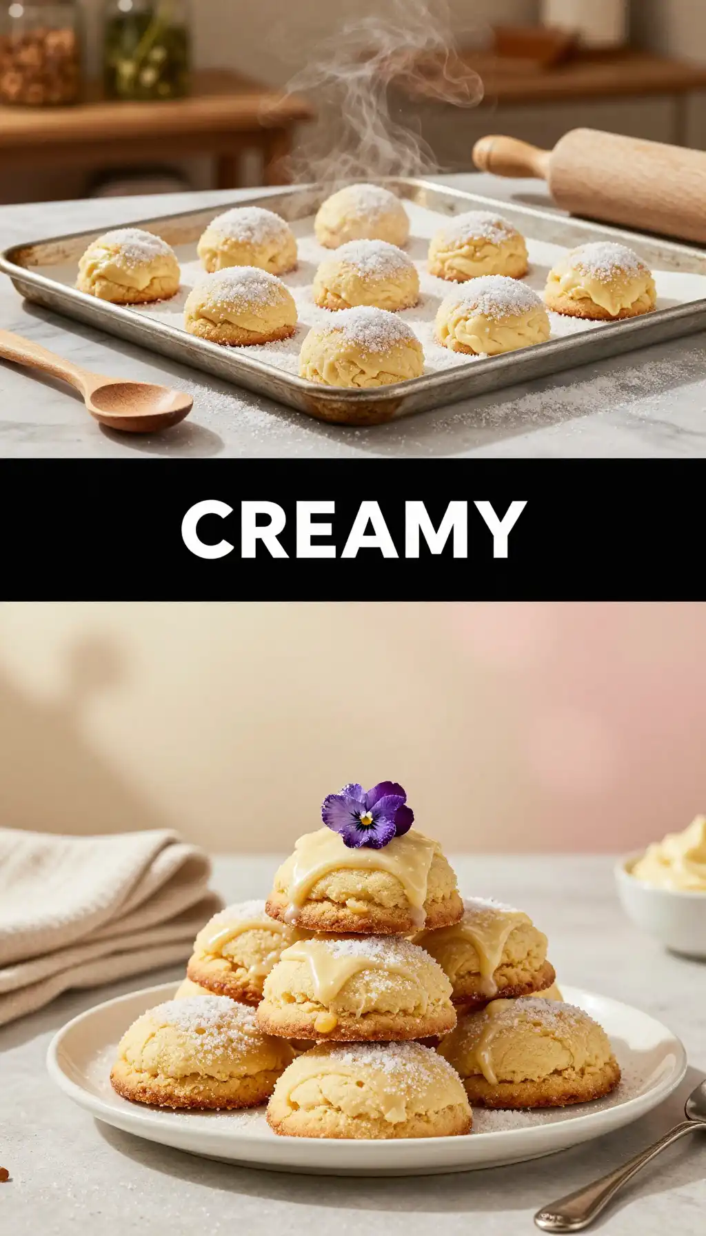 Cream Cheese Sugar Cookies pinterest pin