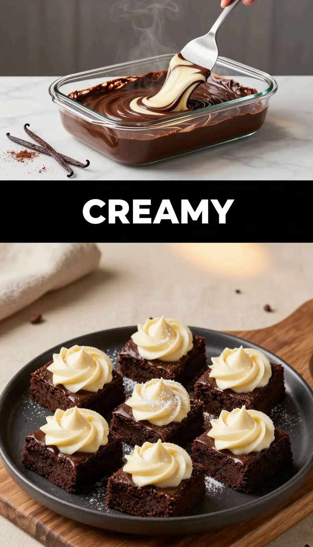 Cream Cheese Swirl Fudge Brownies