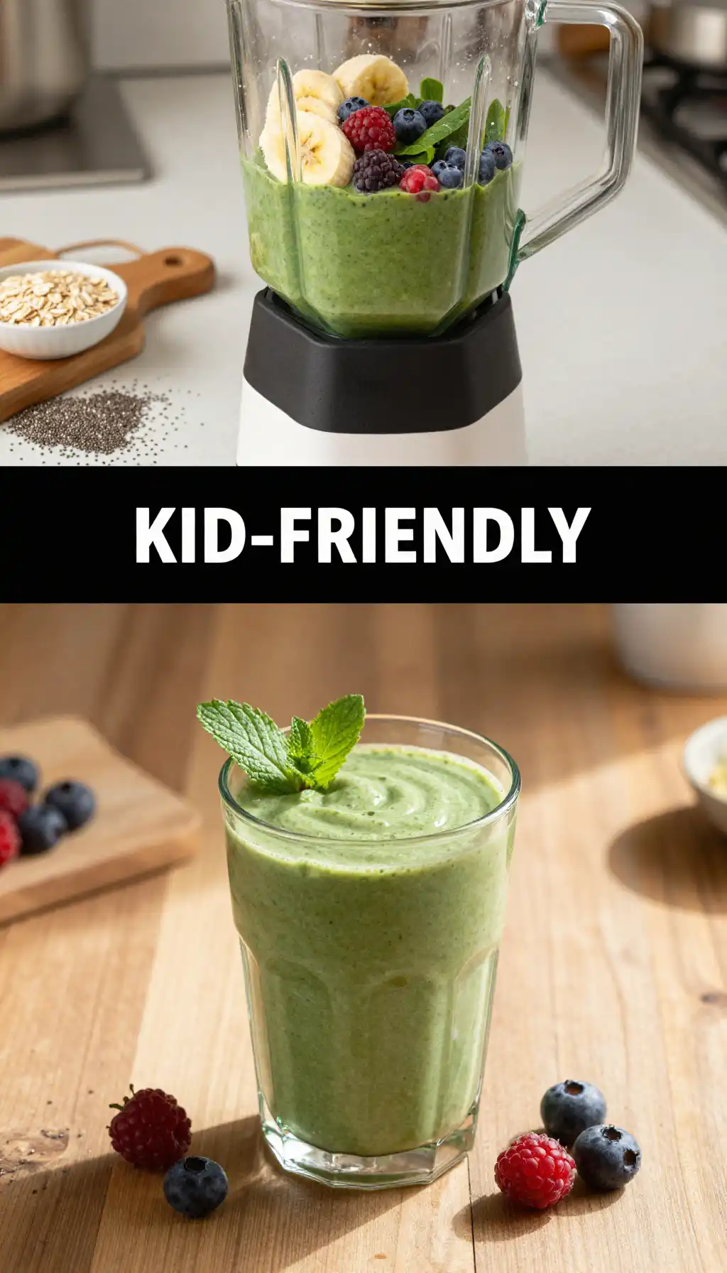 Creamy Berry Smoothie for Toddlers Breakfast