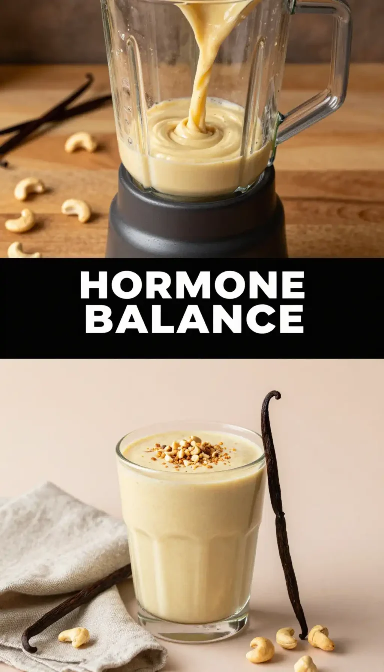 Creamy Cashew Vanilla Smoothie for Hormone Balance