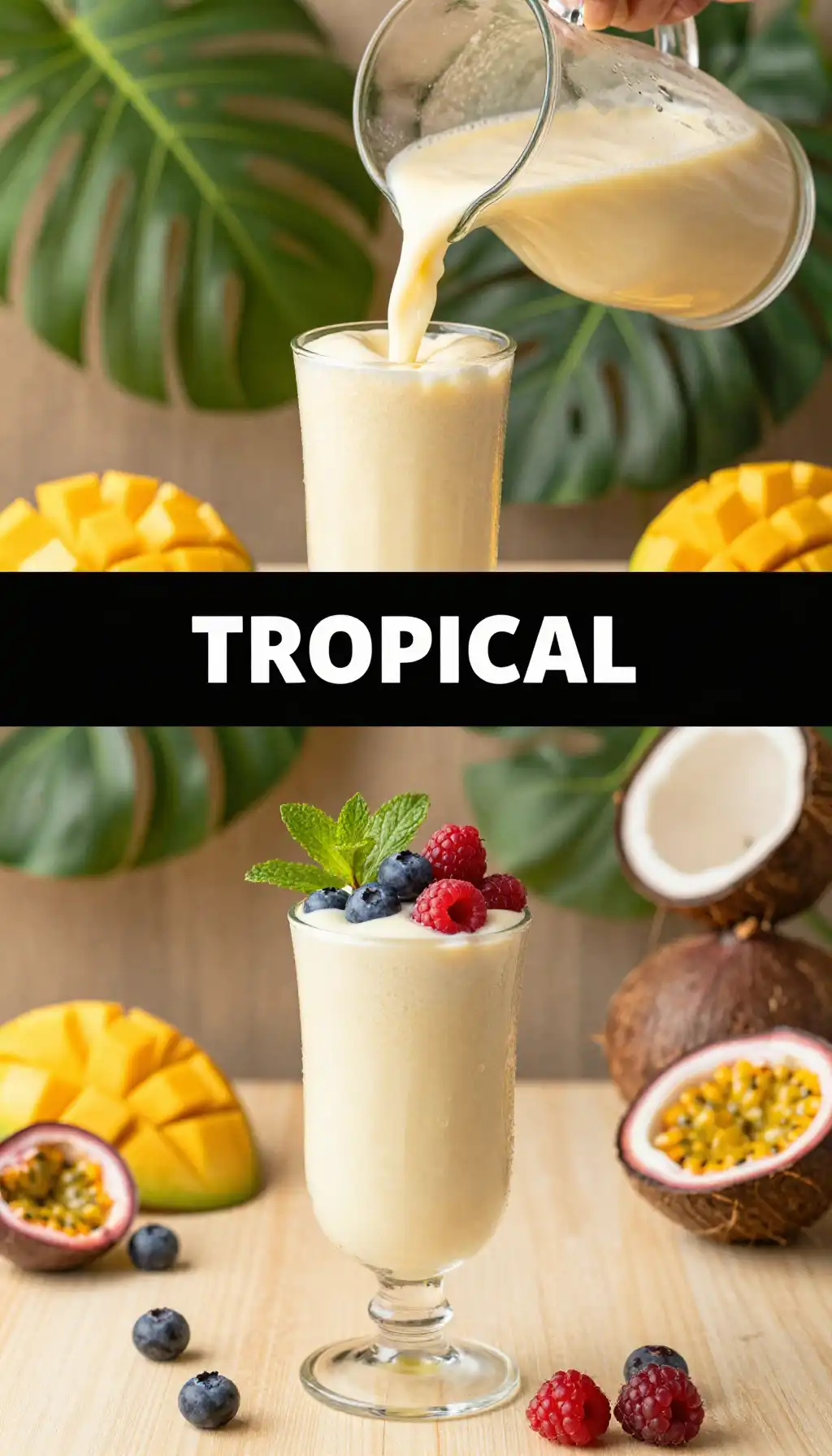 Creamy Coconut Berry Smoothie for Summer