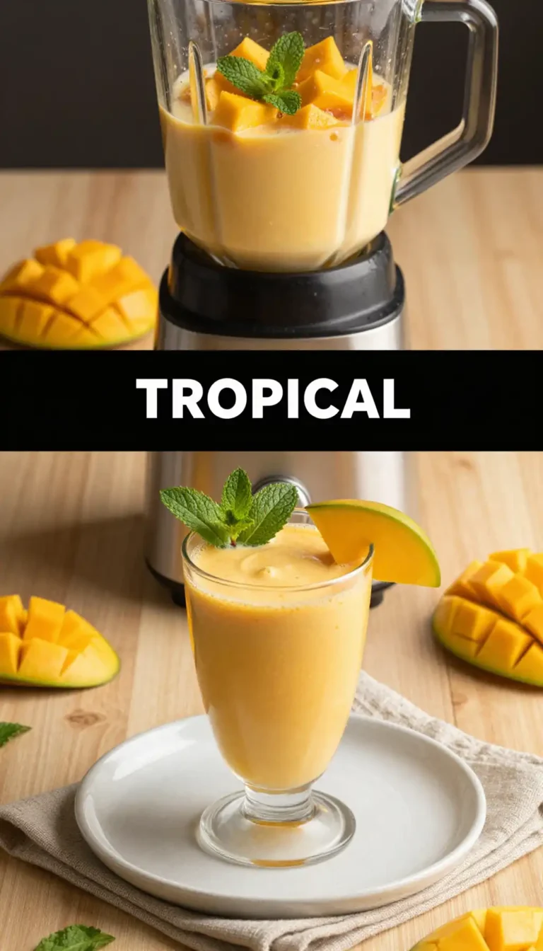 Creamy Coconut Mango Lassi for Summer