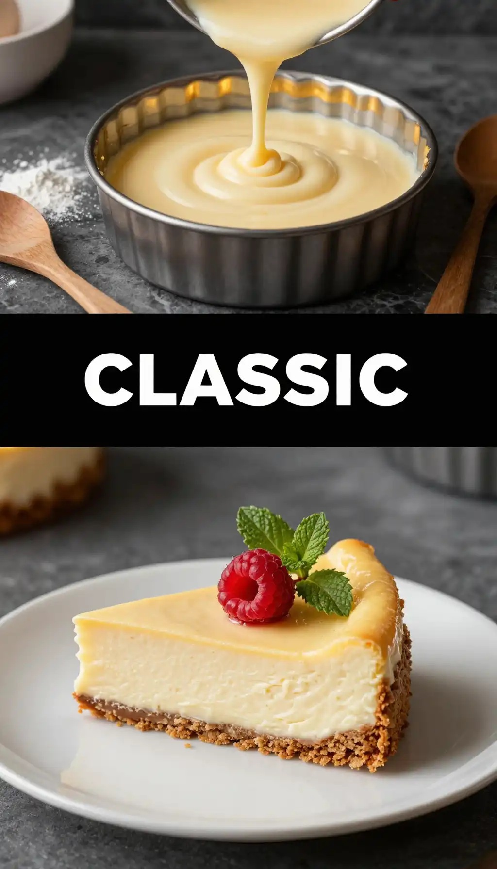 Creamy Neufchatel French Cheesecake