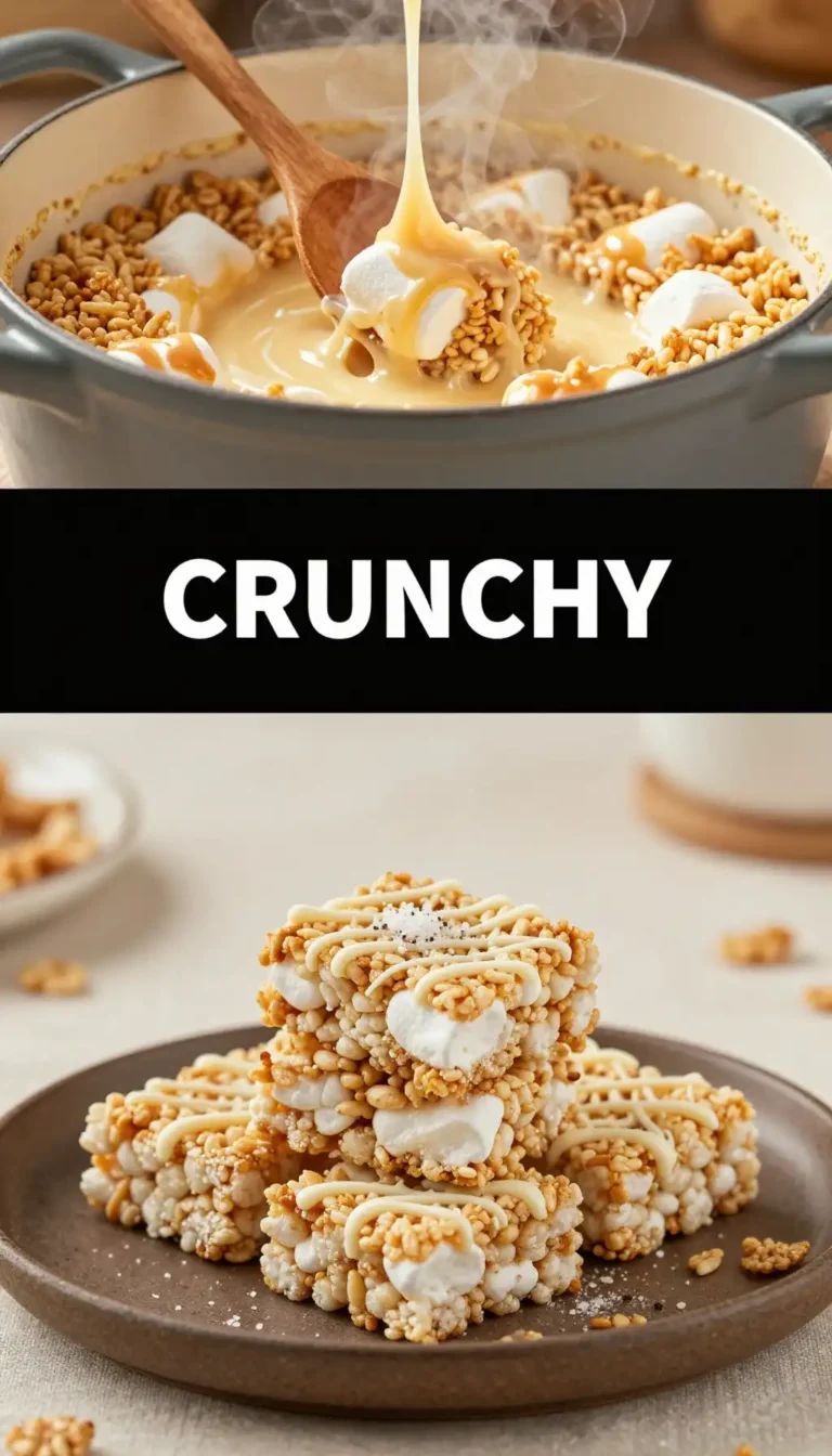 Crispy Rice And Marshmallow Layer Cake