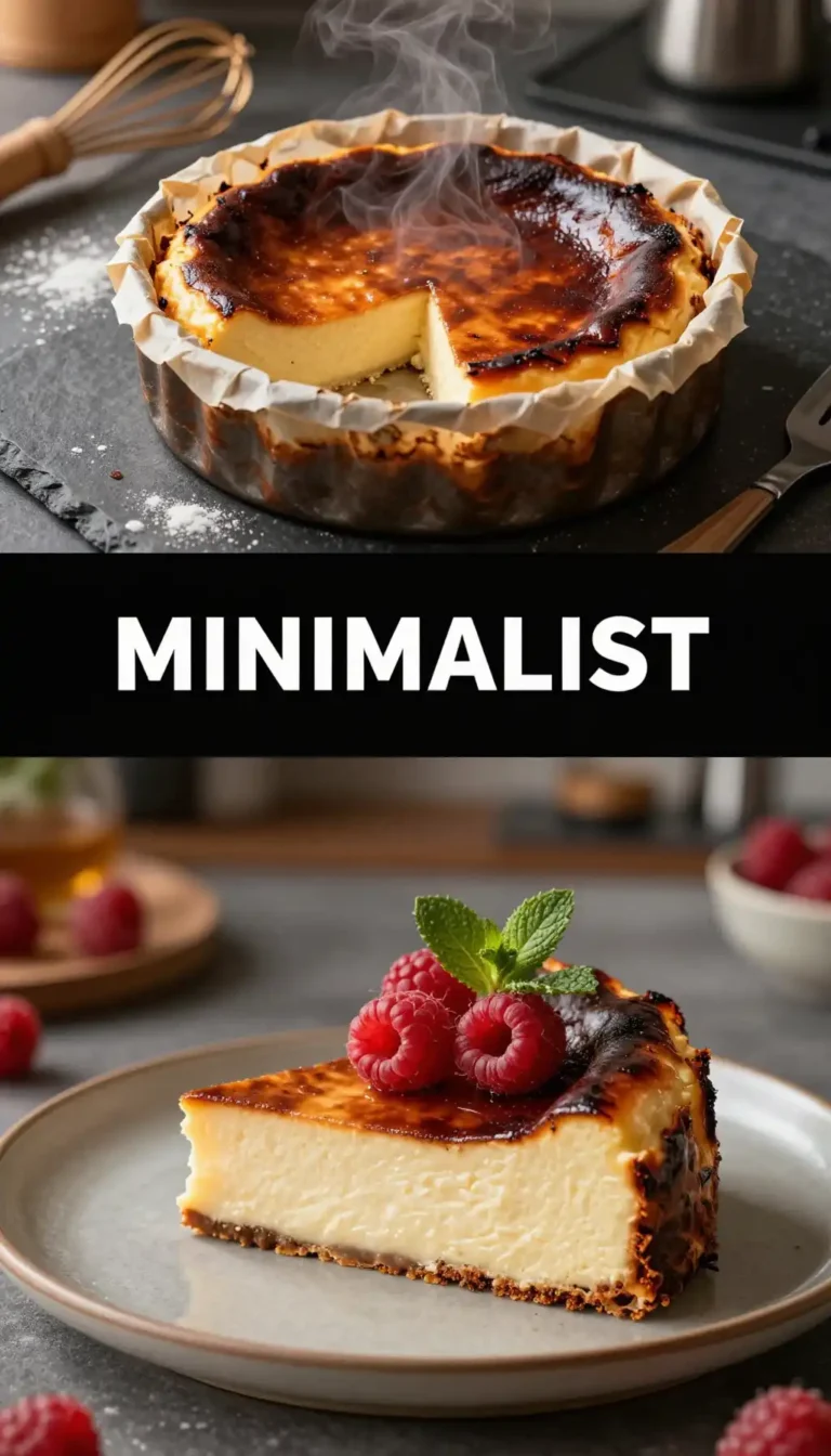 Crustless Basque Burnt Cheesecake