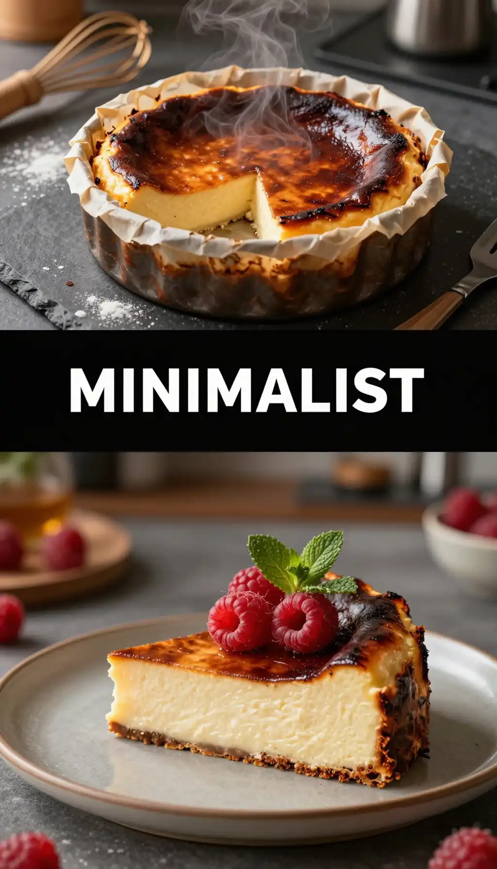 Crustless Basque Burnt Cheesecake