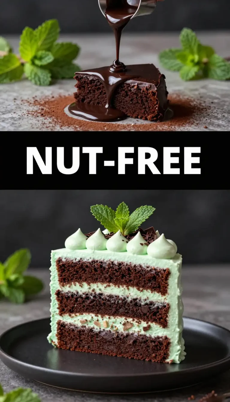 Dark Chocolate And Mint Layer Cake