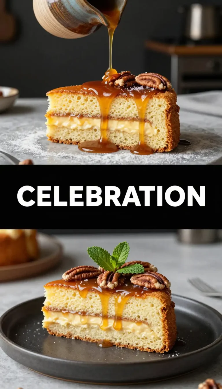 Decadent Caramel And Pecan Milestone Cake