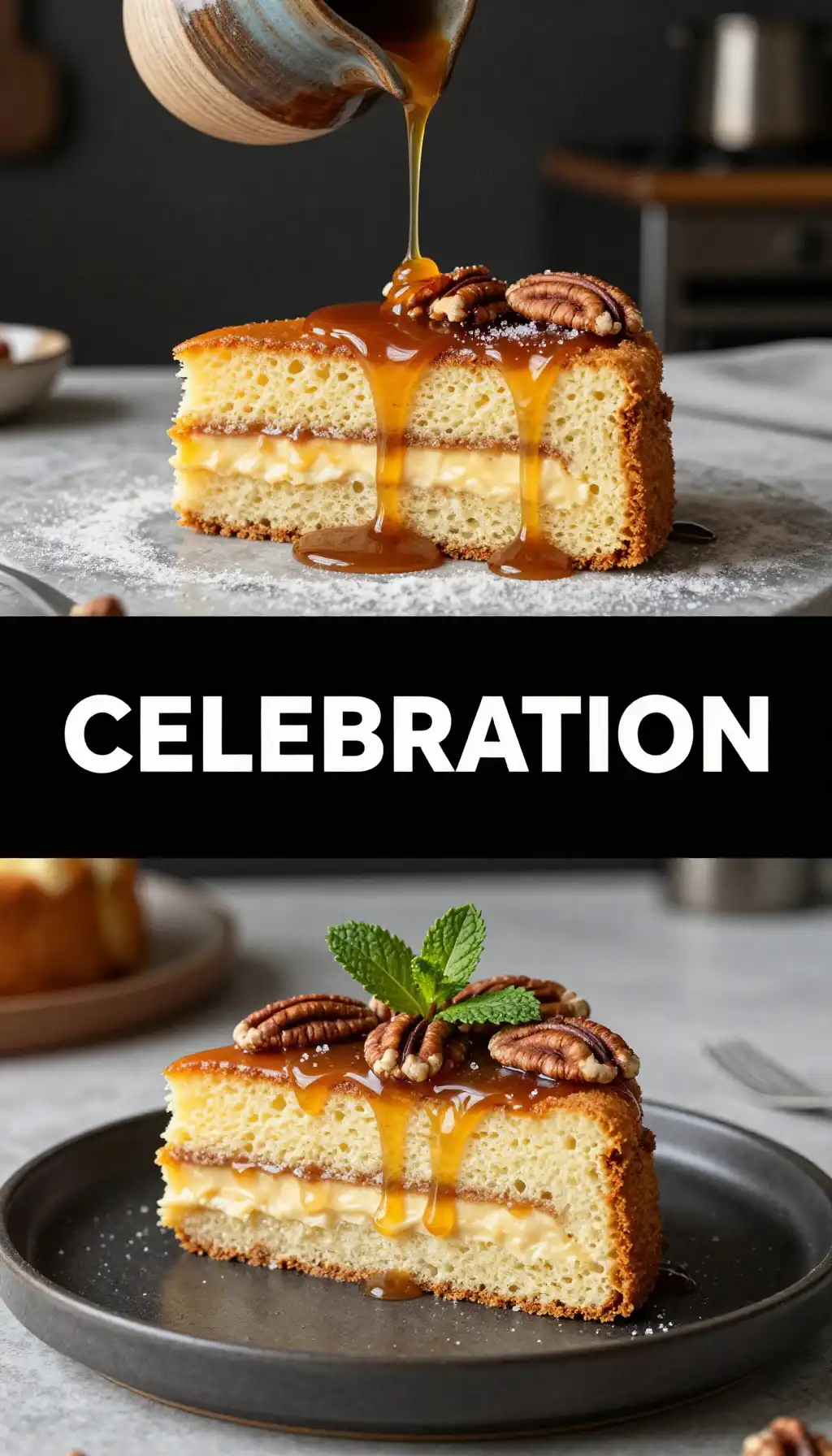 Decadent Caramel And Pecan Milestone Cake