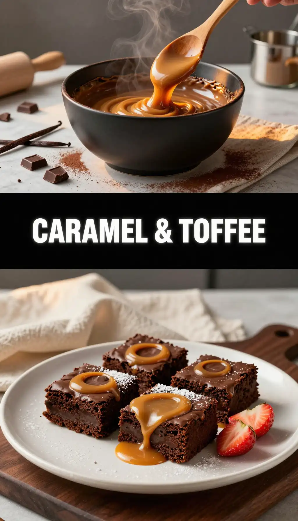 Dulce De Leche Swirl Brownies
