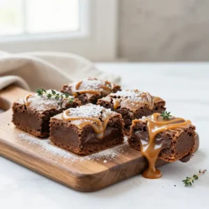 Gooey Dulce De Leche Swirl Brownies | Decadent Dessert