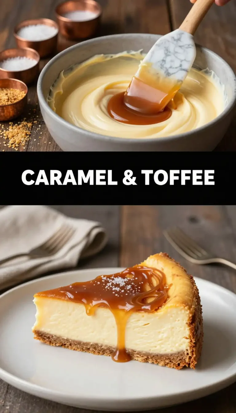 Dulce De Leche Swirl Cheesecake