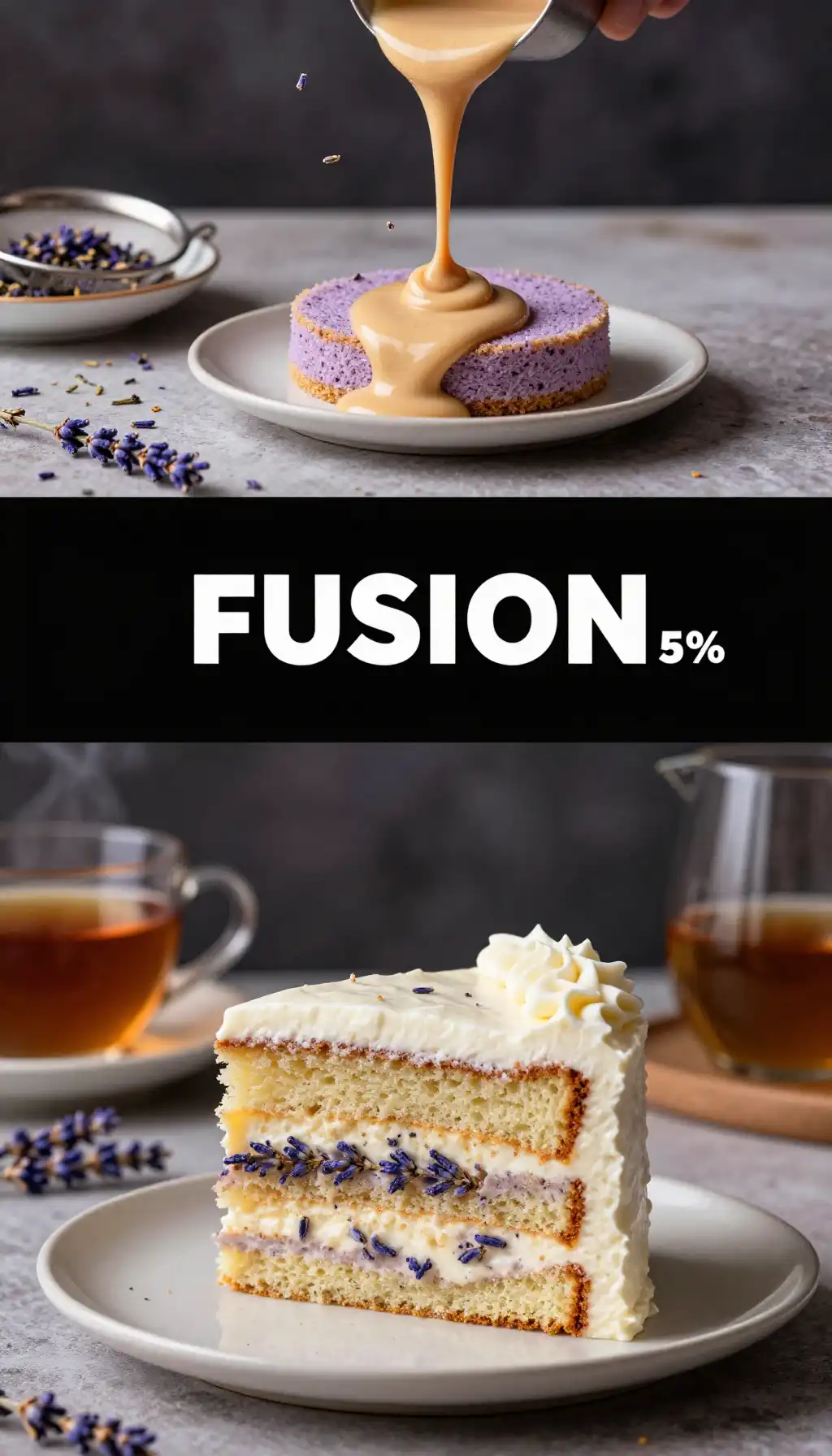 Earl Grey and Lavender Milk Tea Cake pinterest pin
