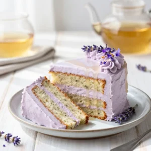 Earl Grey Lavender Milk Tea Cake Recipe