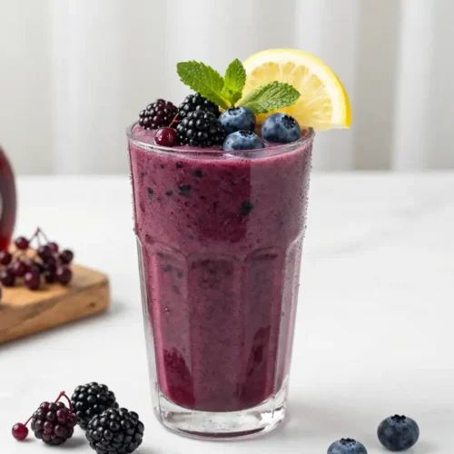 Elderberry Syrup Smoothie Recipe for Immune Support