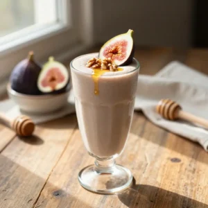 Healthy Fig Honey Smoothie for Your Fall Morning
