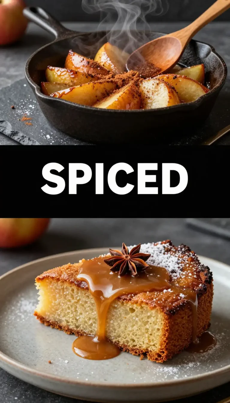 Five-Spice And Roasted Apple Cake