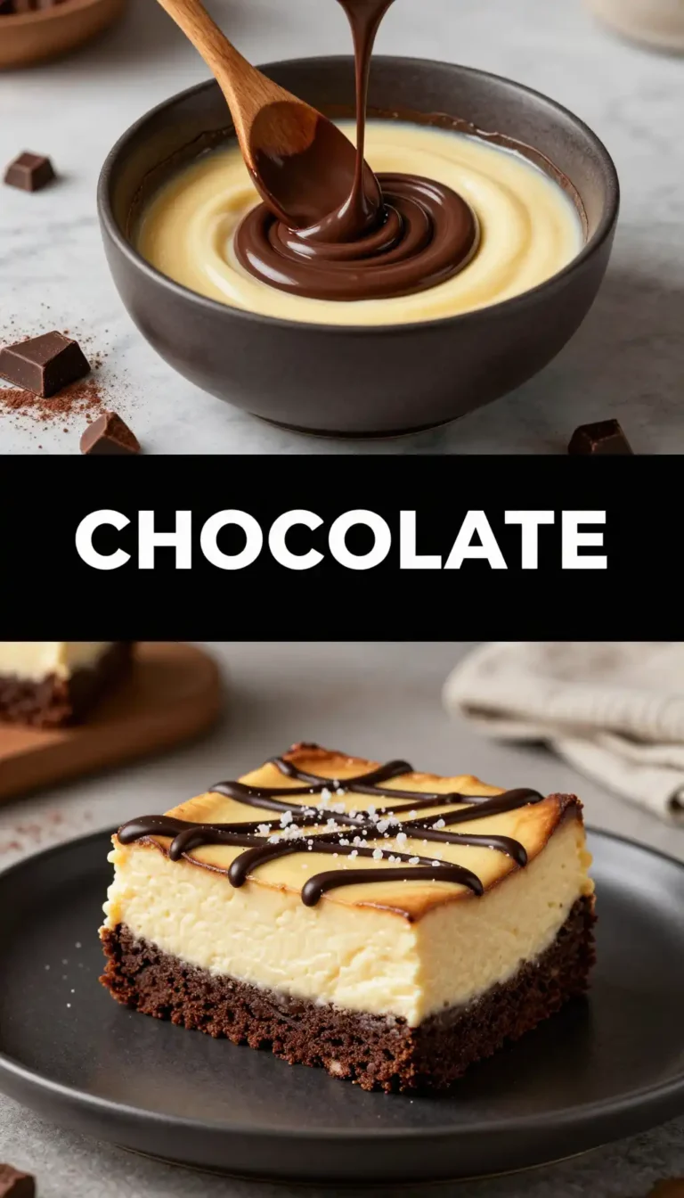 Fudgy Brownie Bottom Cheesecake