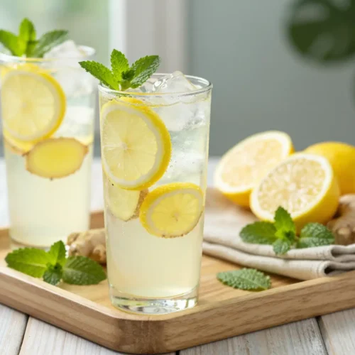 Refreshing Ginger Lemonade for Summer Digestion | Recipe