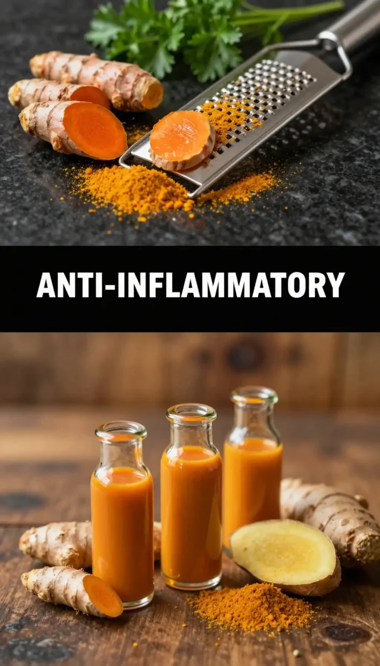 Ginger Turmeric Wellness Shot for Anti-Inflammatory