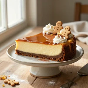 Gooey Gingerbread Molasses Cheesecake Recipe