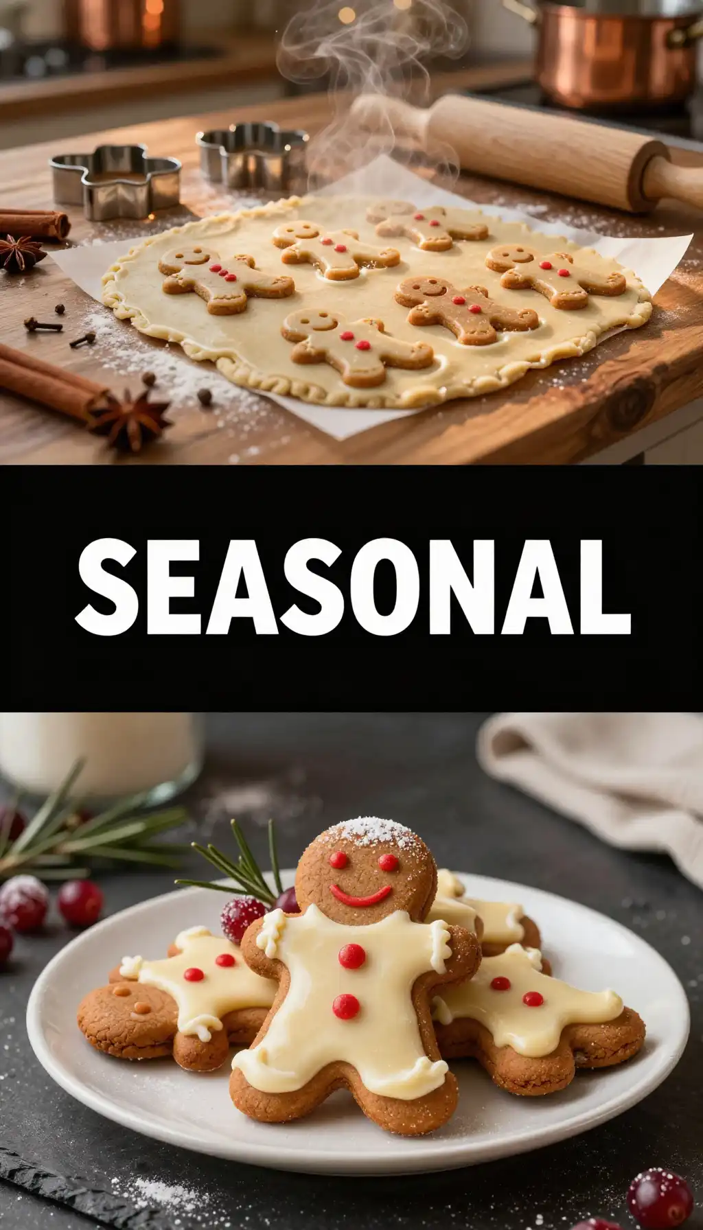 Classic Gingerbread Men Cookies pinterest pin