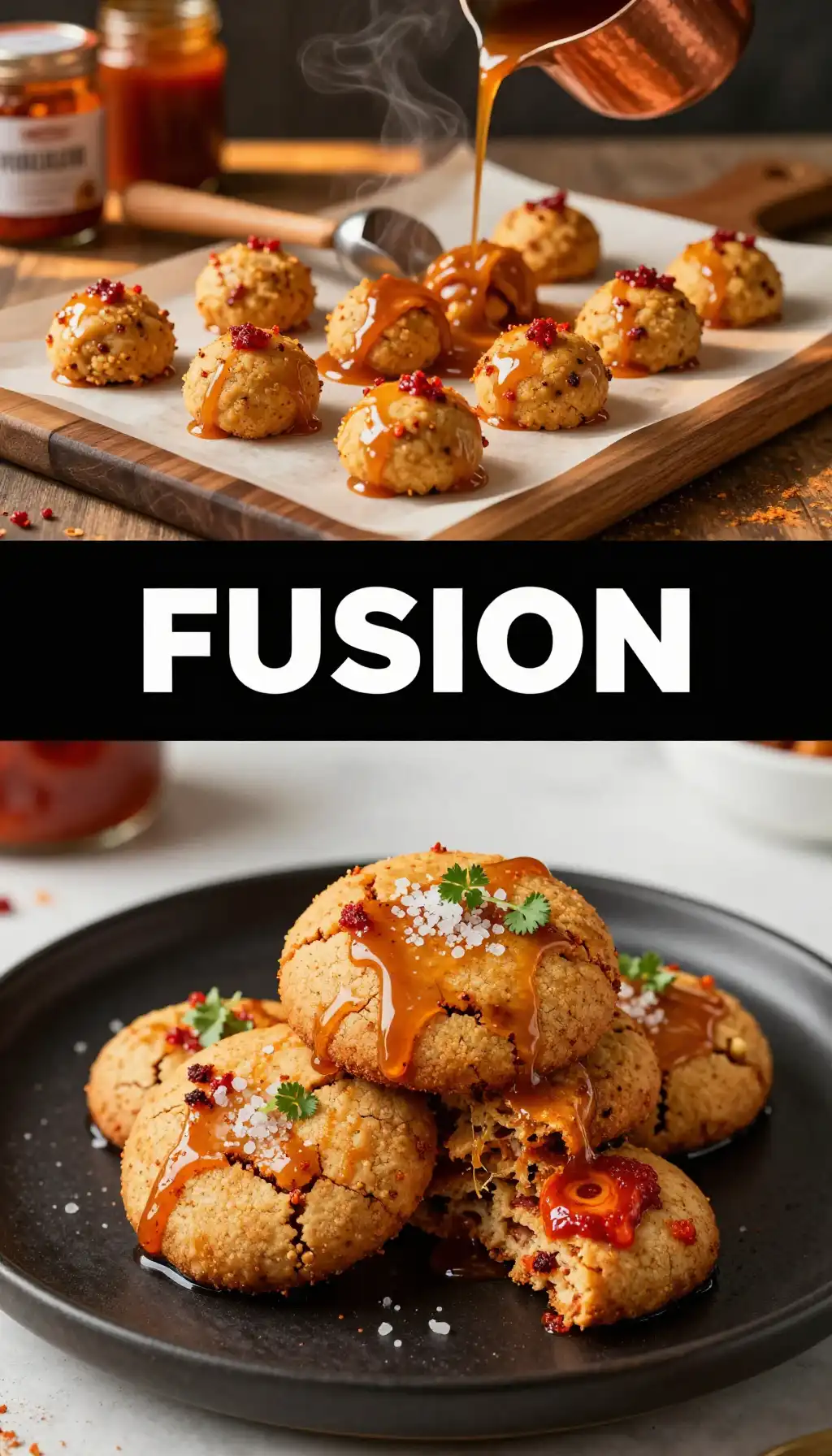 Gochujang Caramel Cookies pinterest pin