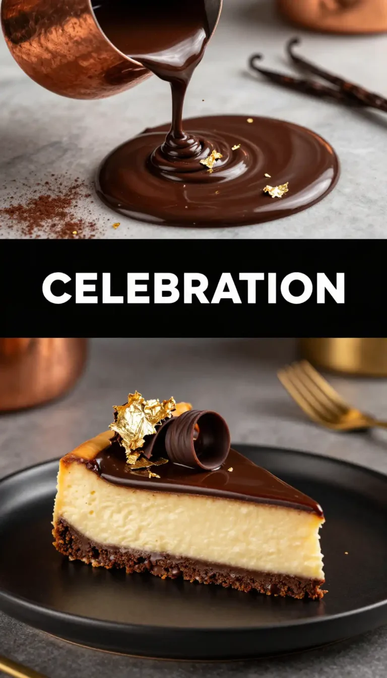 Gold Leaf And Truffle Cheesecake