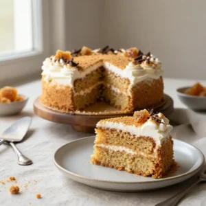 Graham Cracker Crumb Layer Cake Recipe - Easy & Delicious