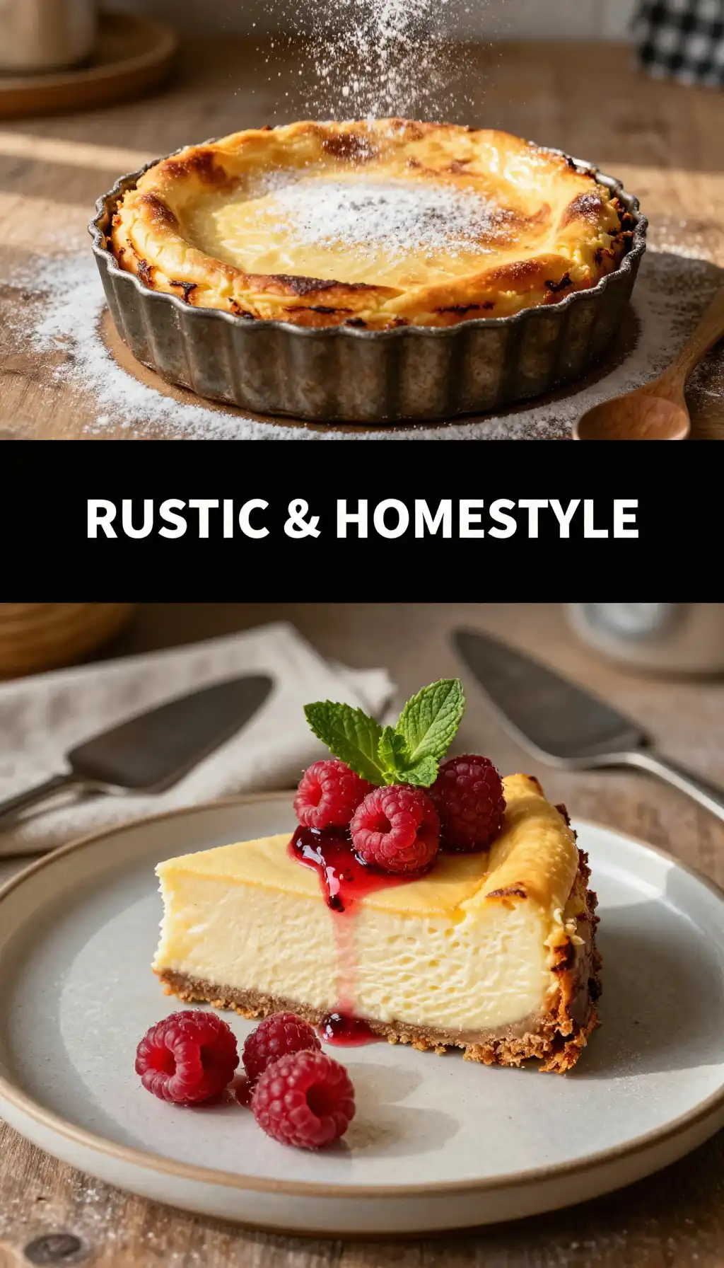 Grandma's Baked Ricotta Cheesecake