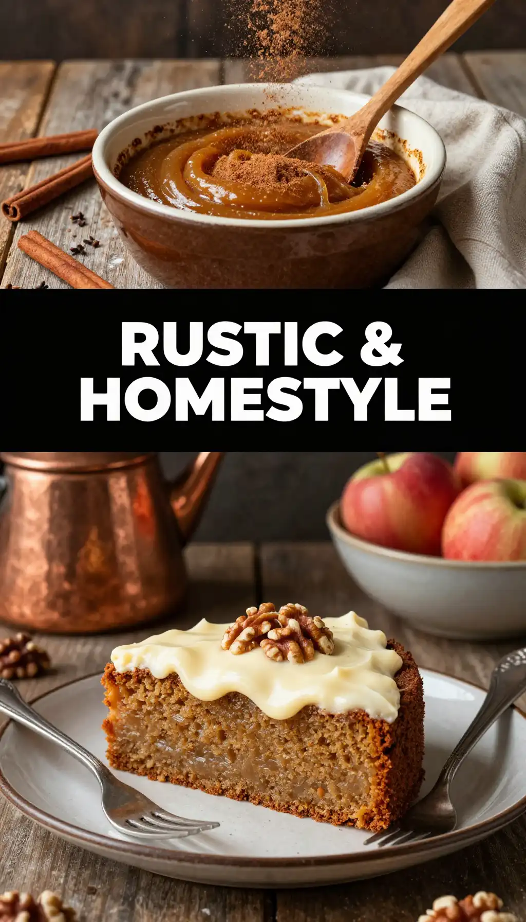 Grandma's Cinnamon Applesauce Cake