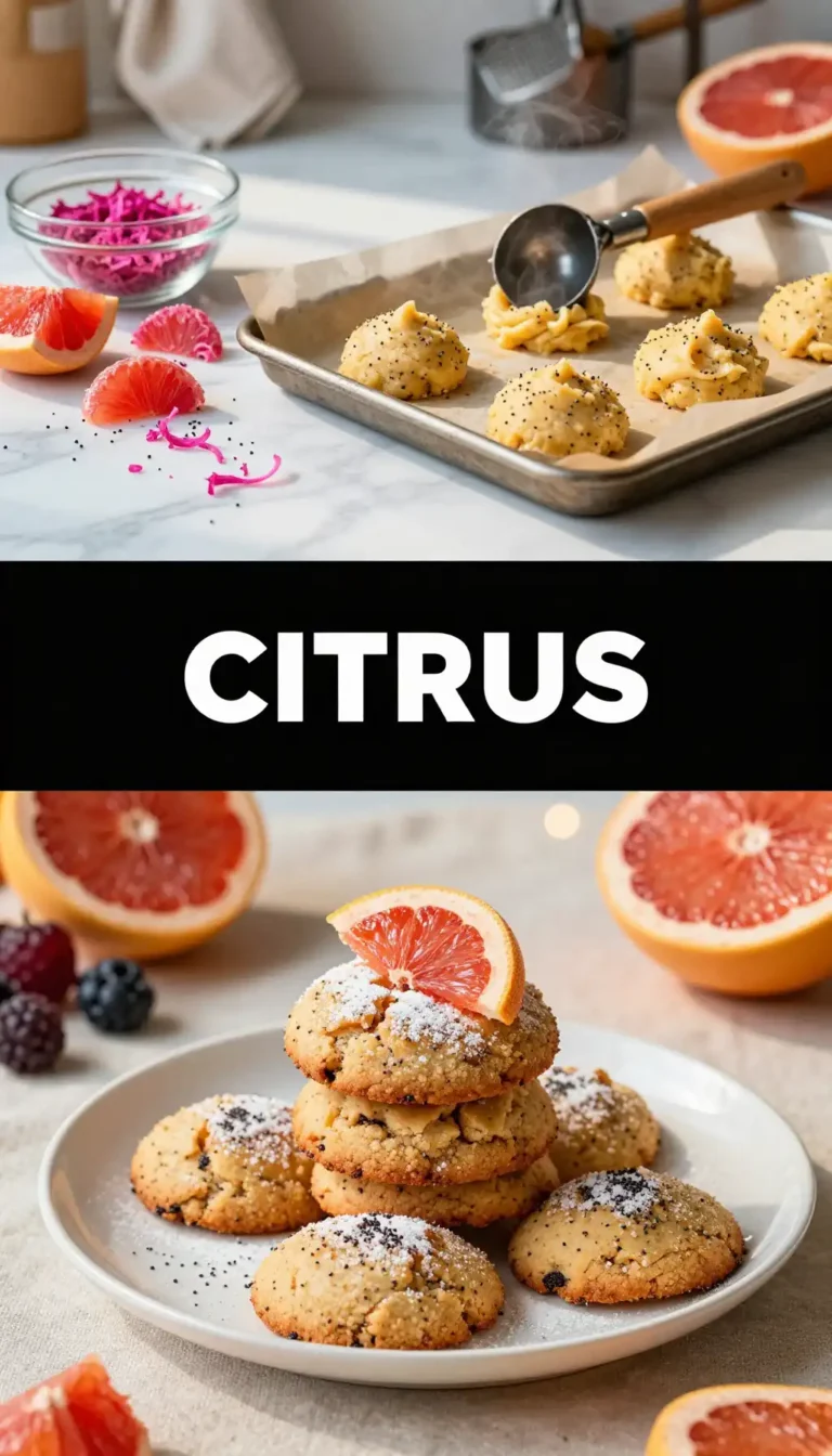 Grapefruit And Poppy Seed Cookies