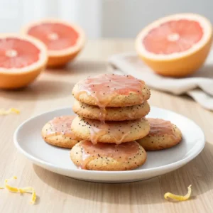 Easy Grapefruit Poppy Seed Cookies for Breakfast