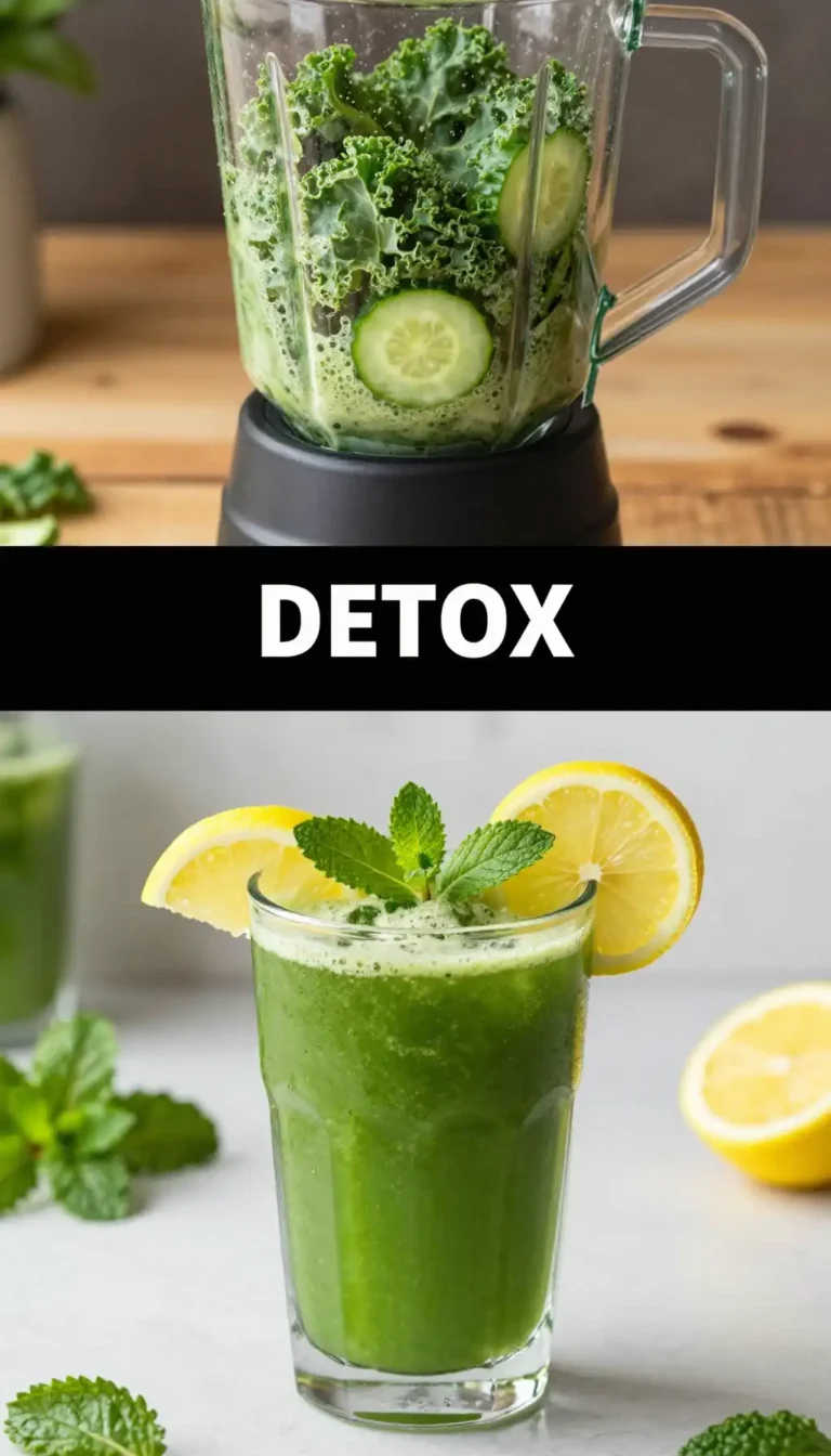 Green Detox Lemonade for Morning Cleanse