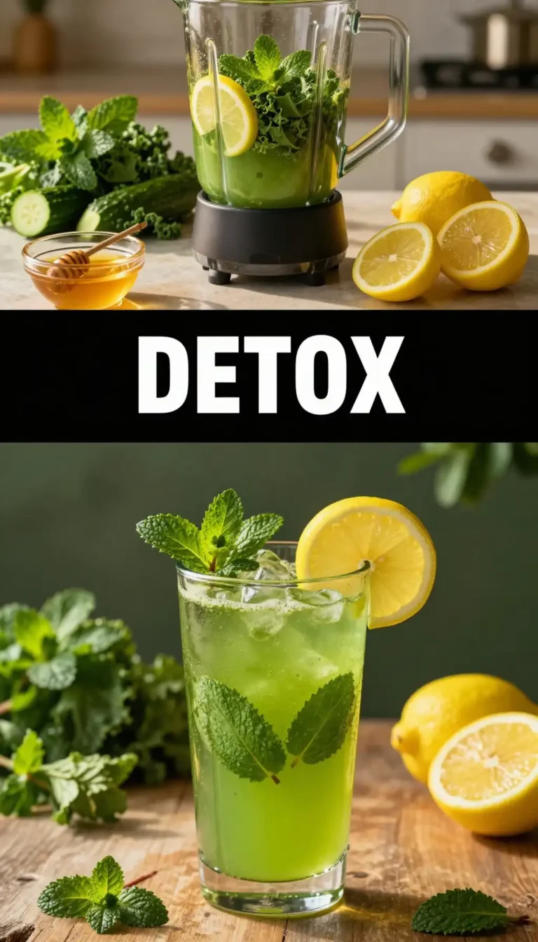 Green Goddess Lemonade for Detox and Glow
