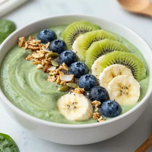Post-Workout Green Protein Smoothie Bowl for Athletes