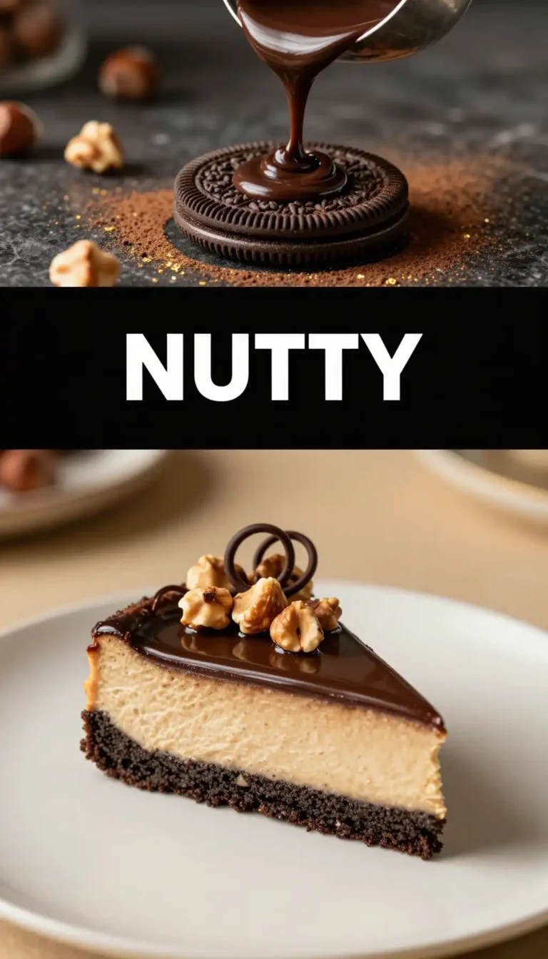 Hazelnut Chocolate Crust Cheesecake