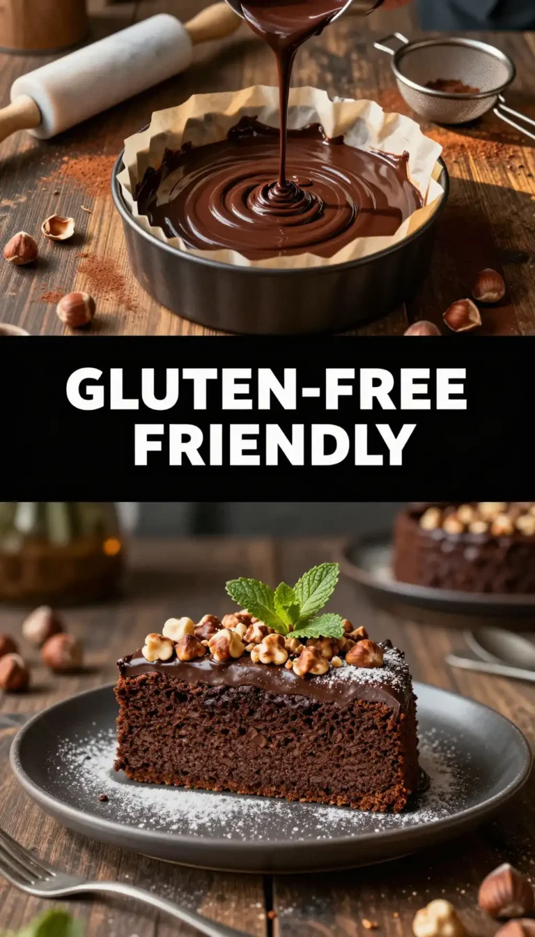 Hazelnut Meal And Chocolate Cake