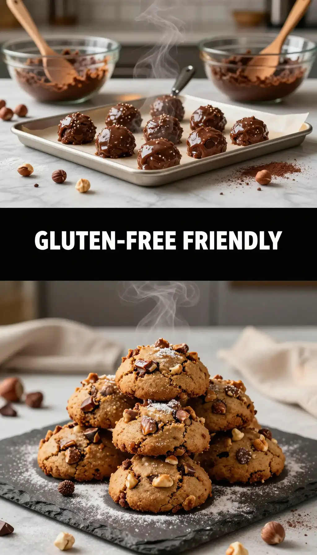 Hazelnut Meal And Cocoa Cookies