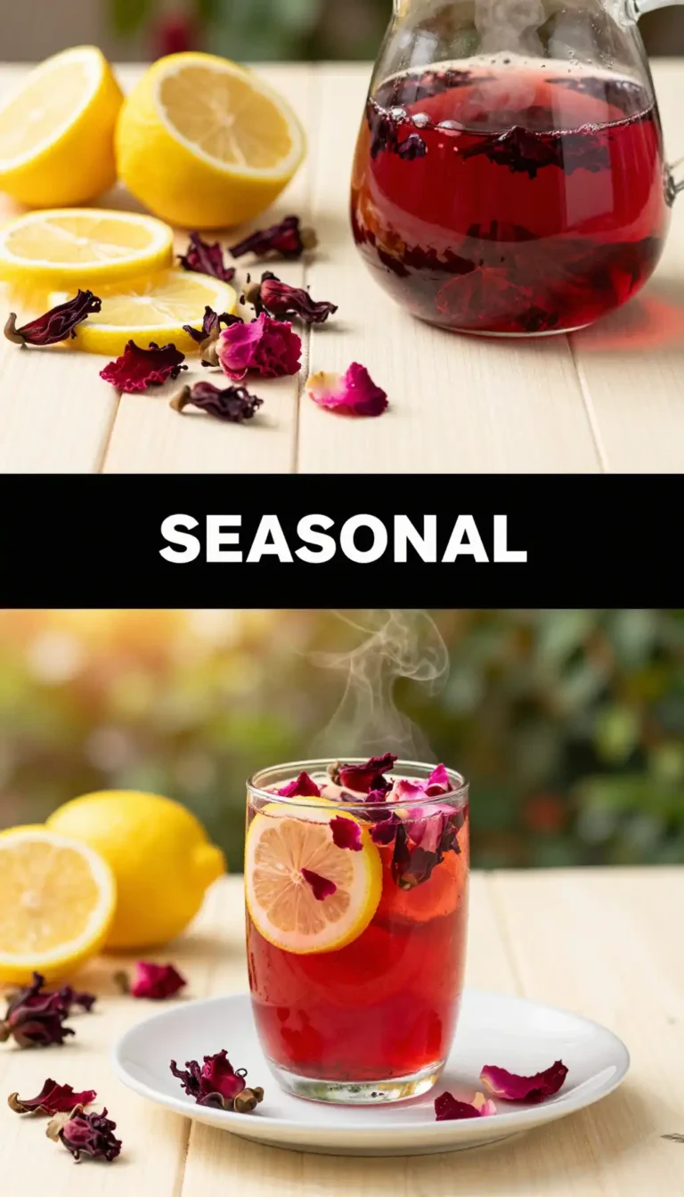 Hibiscus Rose Lemonade for Summer Parties