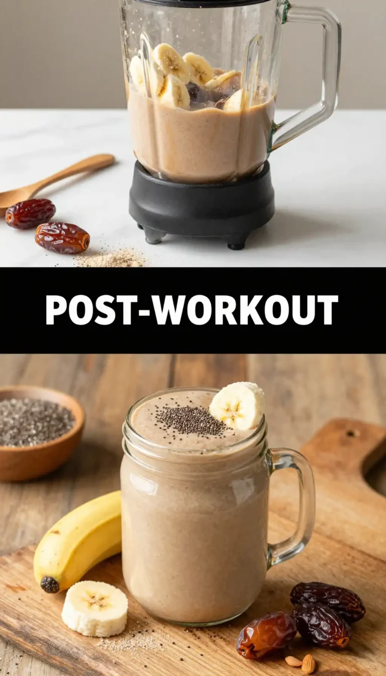 High-Protein Vanilla Date Smoothie for Recovery