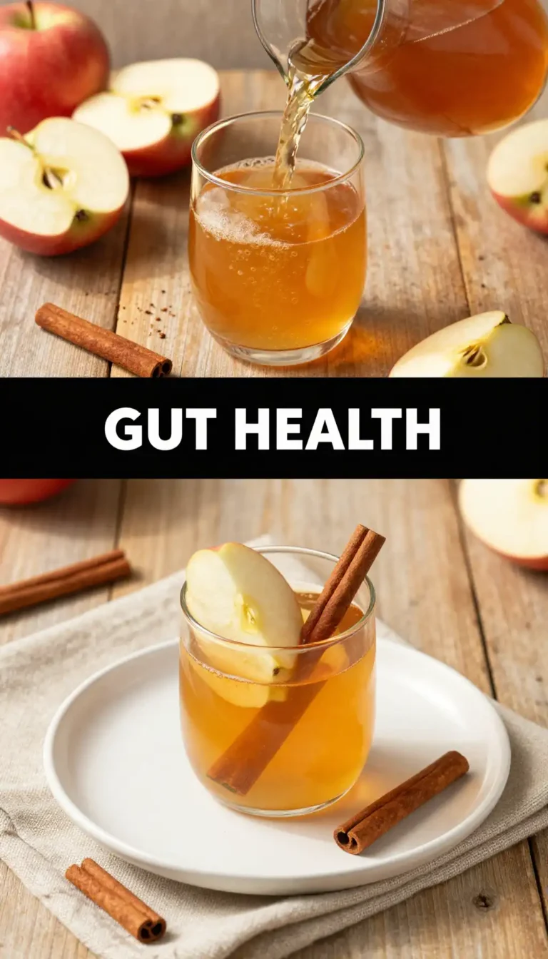 Hot Apple Cider Vinegar Morning Tonic for Gut Health