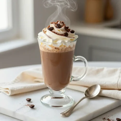 Decadent Hot Mocha Smoothie | Chocolate Coffee Craving Fix